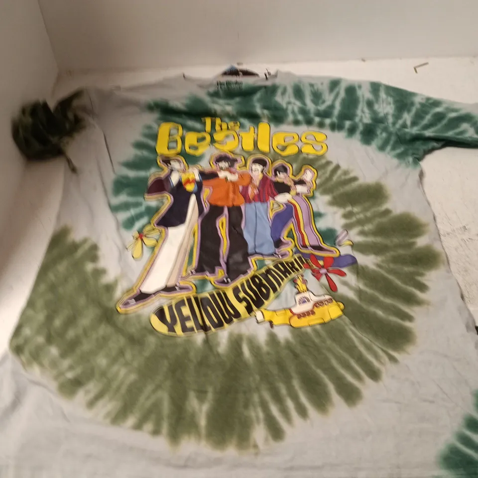 THE BEATLES YELLOW SUBMARINE TIE-DYE T-SHIRT – BAND TEE