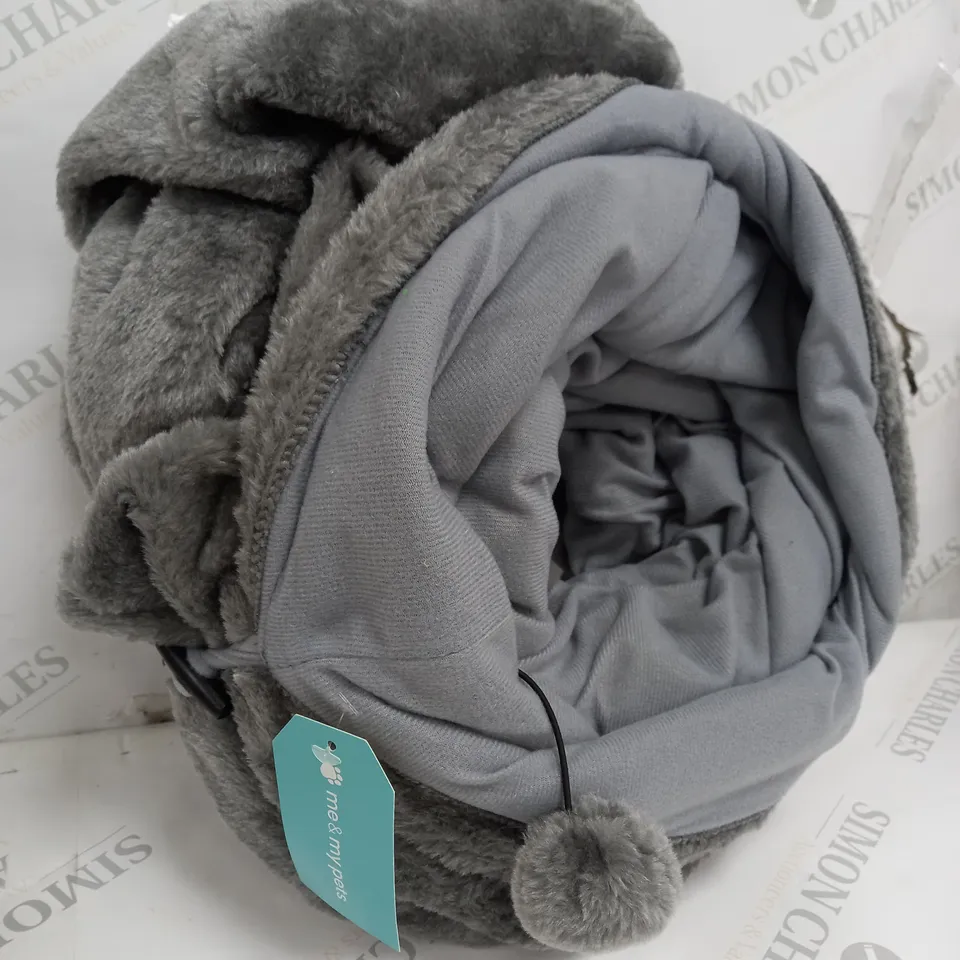 ME & MY PETS POP UP SOFT GREY PLAY TUNNEL BED