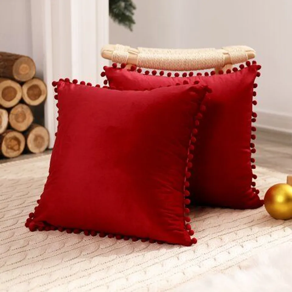 KNOWLES CRUSHED VELVET CUSHION COVER