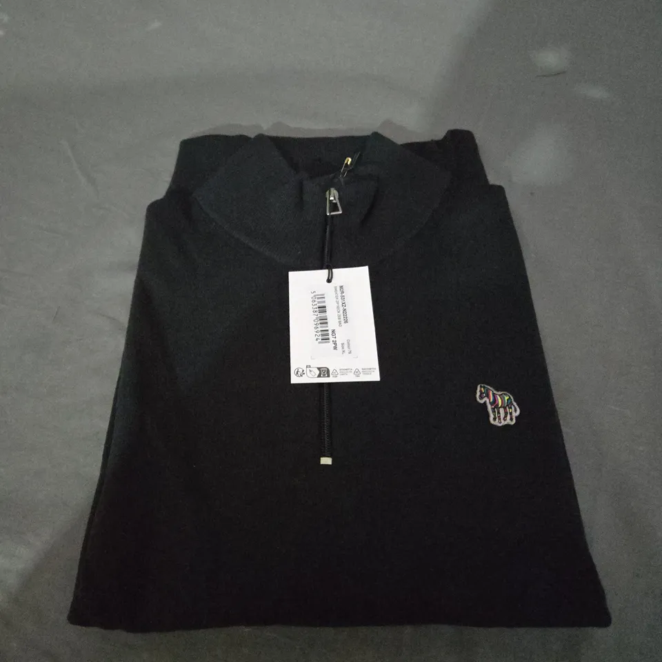 PS PAUL SMITH SWEATER ZIP NECK - SIZE XL