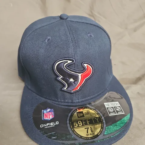 NFL NEW ERA CAP – HOUSTON TEXANS LOGO, NAVY 59FIFTY CAP SIZE 7 5/8