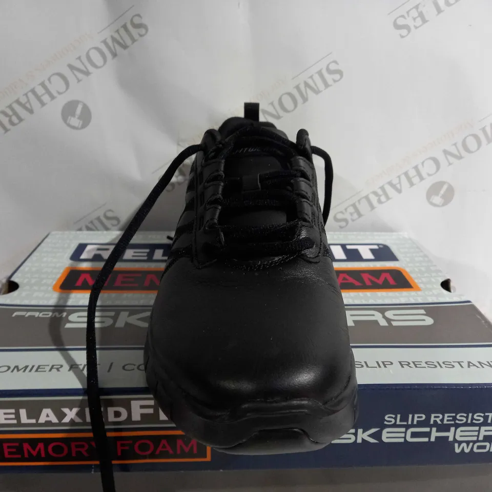 SKECHERS WORK SLIP RESISTANT BLACK SIZE 7