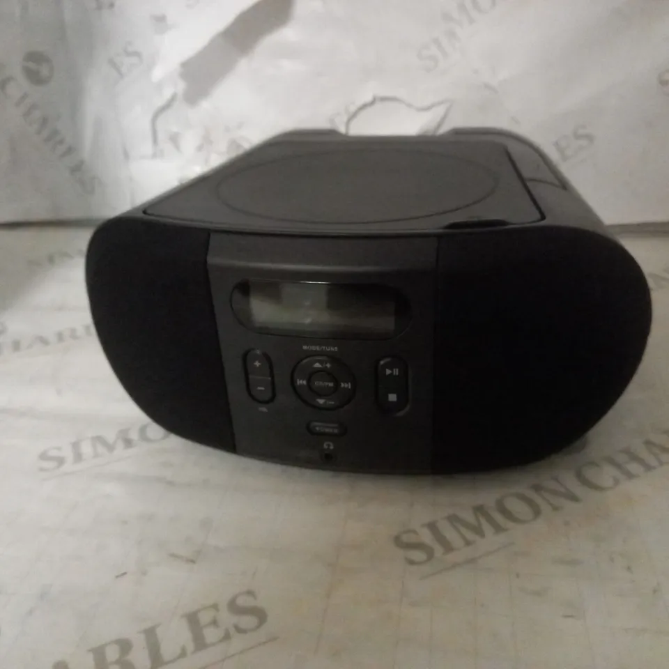 ASDATECH CD BOOMBOX IN BLACK