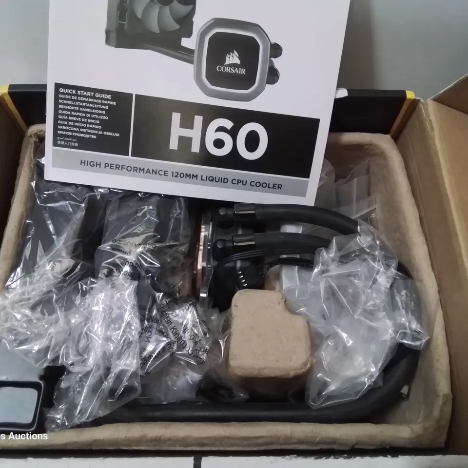 BOXED CORSAIR H60 120MM LIQUID CPU COOLER 