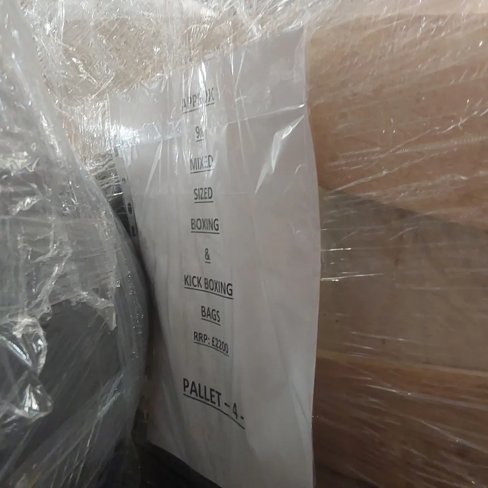 PALLET CONTAINING APPROXIMATELY 9x MIXED PUNCH BAGS