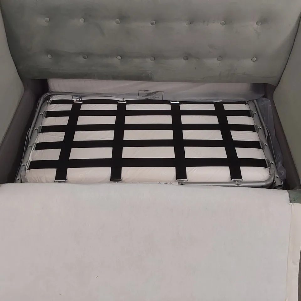 QUALITY DESIGNER 3 SEATER VELVET SOFA BED