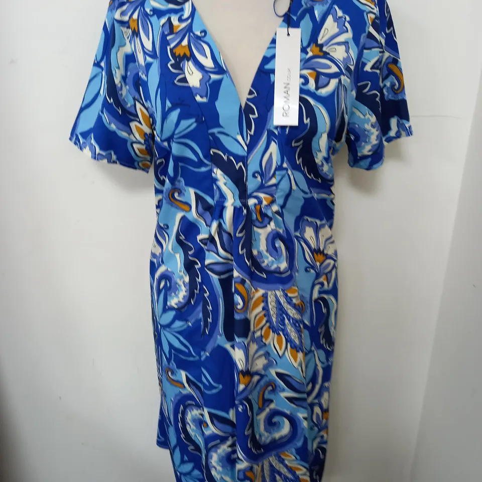 ROMAN BAROQUE PRINT DRESS - 14