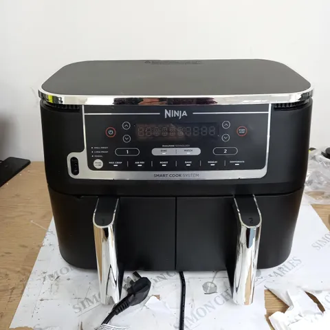 BOXED NINJA FOODI MAX 9.5L DUAL ZONE AIRFRYER AF451UK
