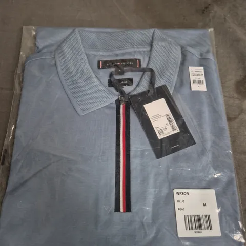TOMMY HILFIGER POLO SHIRT – BLUE, SIZE M (MEN'S)