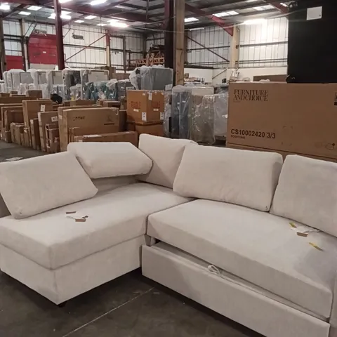BEARNARD 4 SEATER CORNER SOFA BED