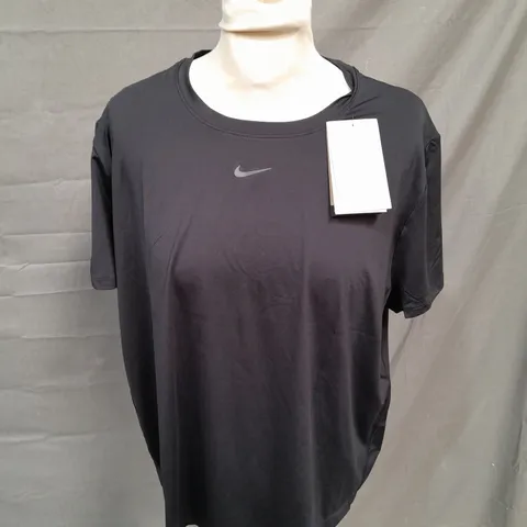 NIKE DRI FIT TRAINING WOMENS TOP IN BLACK - XL