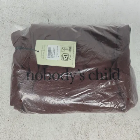 AGGED NOBODY'S CHILD BELLE PEASANT BLOUSE IN BROWN SIZE UK XL