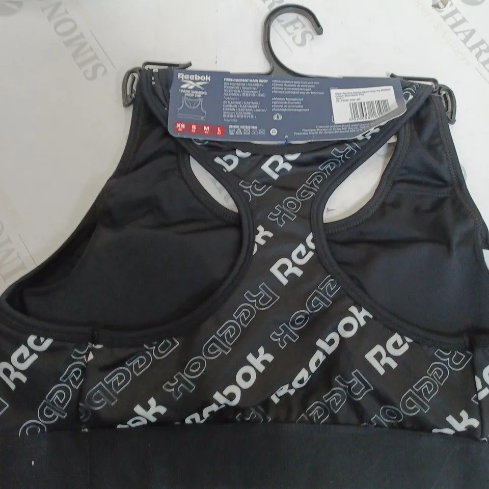 REEBOK WOMENS PERFORMANCE CROP TOP - SIZE LARGE