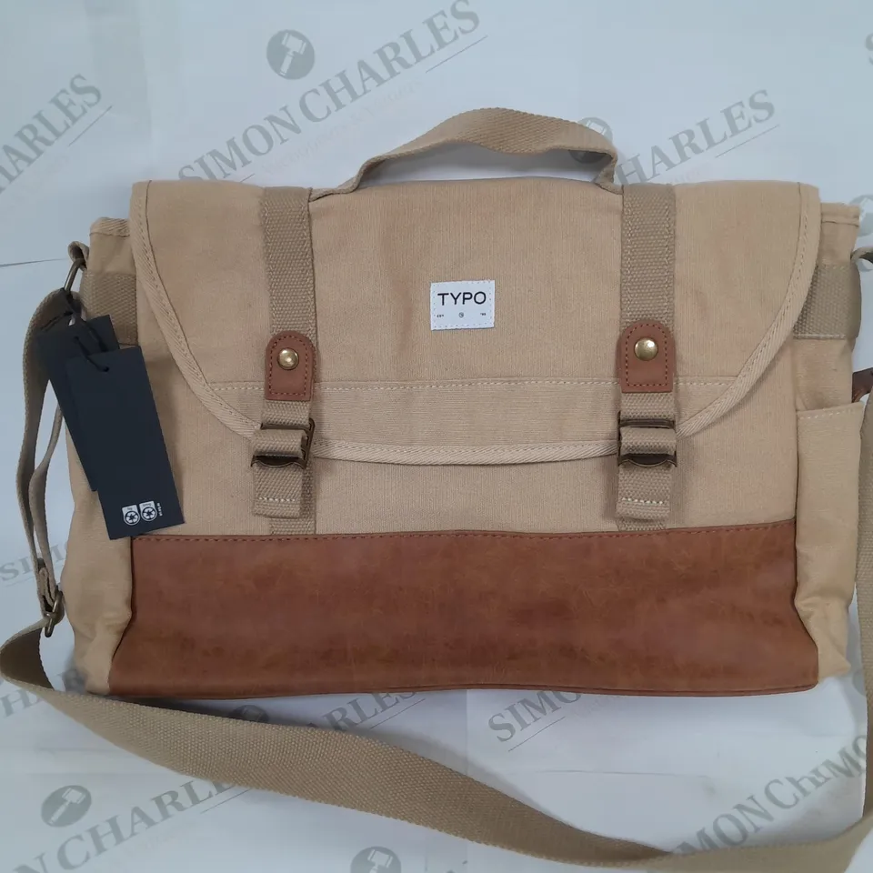 TYPO EXPLORER SATCHEL BAG IN SAND 
