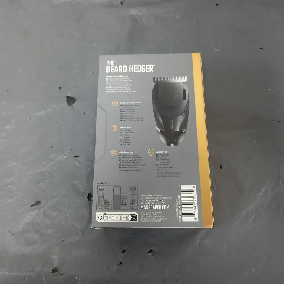 BOXED AND SEALED MANSCAPED THE BEARD HEDGER 