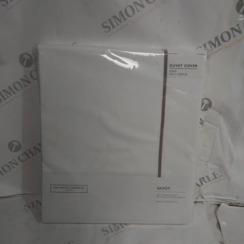 THE WHITE COMPANY SAVOY DUVET COVER -KING SIZE