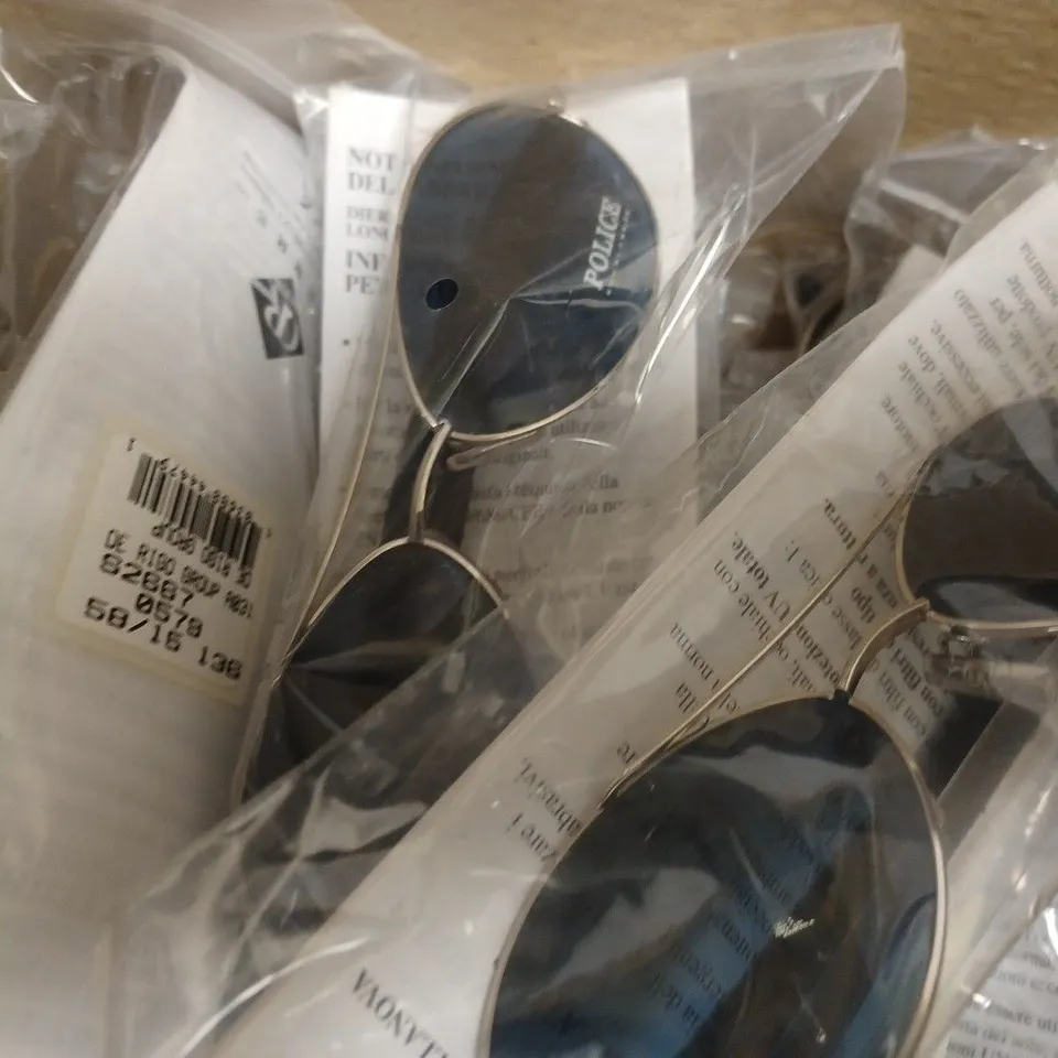 APPROXIMATELY 15 POLICE 2667 0579 SUNGLASSES