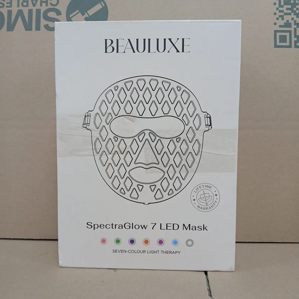 BOXED BEAULUXE SPECTRA GLOW 7 LED MASK