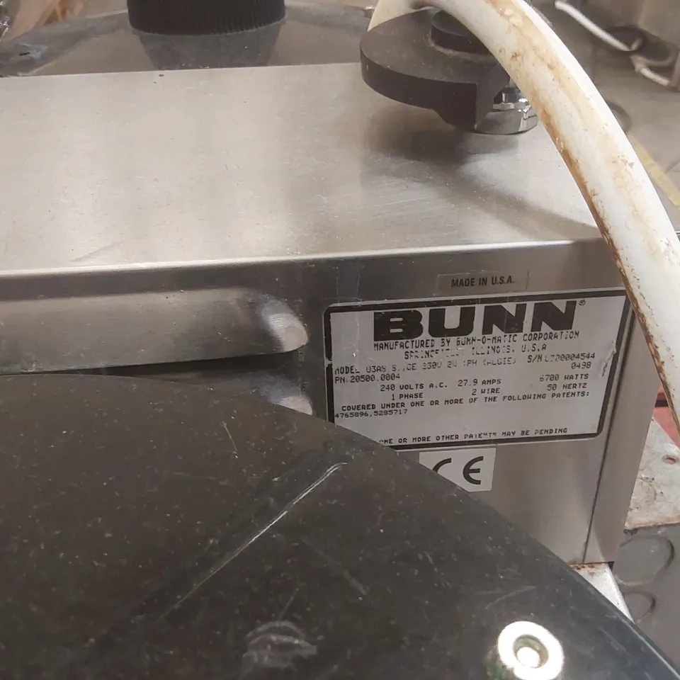 BUNN U3A COMMERCIAL DOUBLE SIDED COFFEE URN