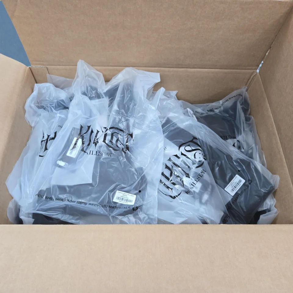 LOT OF APPROXIMATELY 30 BRAND NEW KILLSTAR ITEMS TO INCLUDE MIDNIGHT MISFITS TOPS AND STRANGE VANITY TROUSERS - VARIOUS SIZES