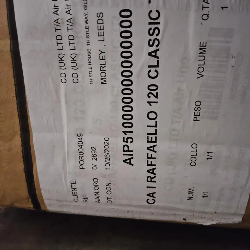 BOXED AIRONE RAFFAELLO-AH2072 CEILING INTEGRATED - WHITE