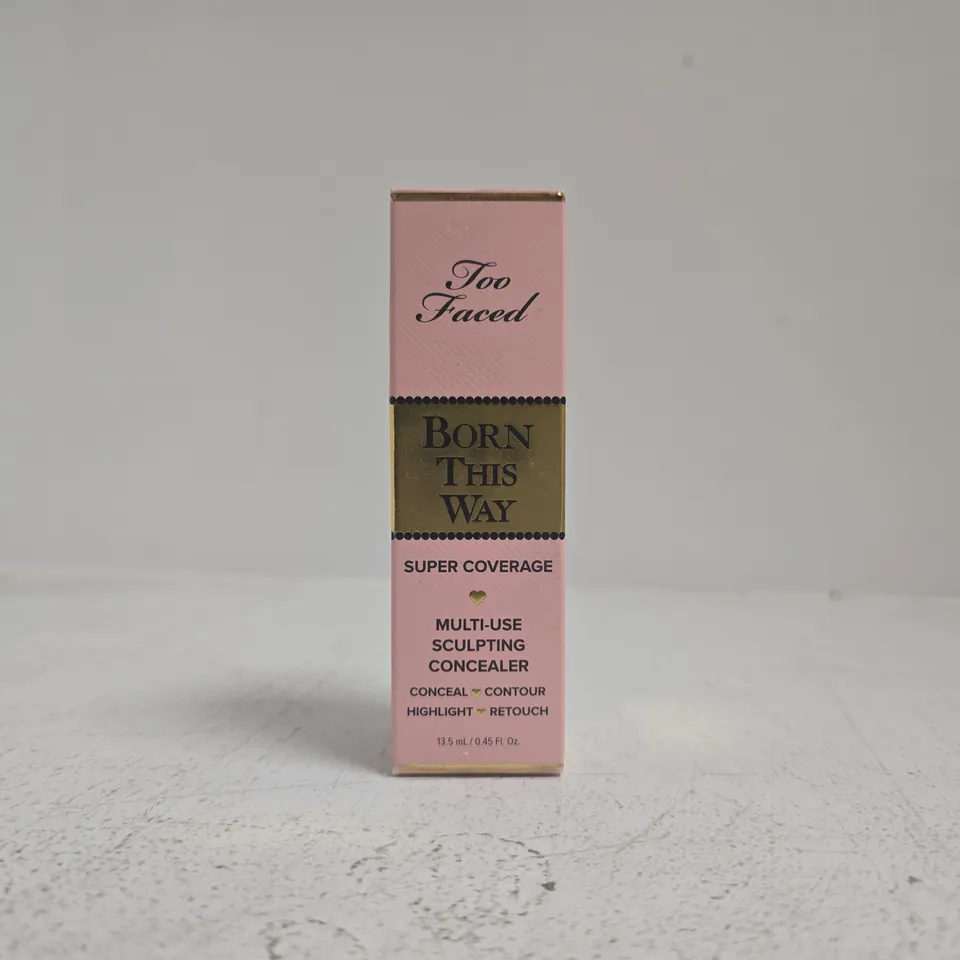 TOO FACED BORN THIS WAY SUPER COVERAGE MULTI-USE SCULPTING CONCEALER, 13.5 ML – BOXED