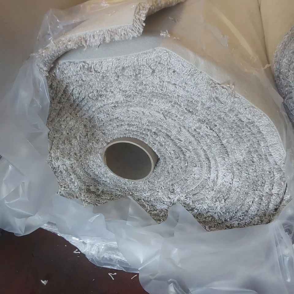 ROLL OF QUALITY KESARI TWINBACK CARPET - APPROXIMATELY 18.85 x 5m