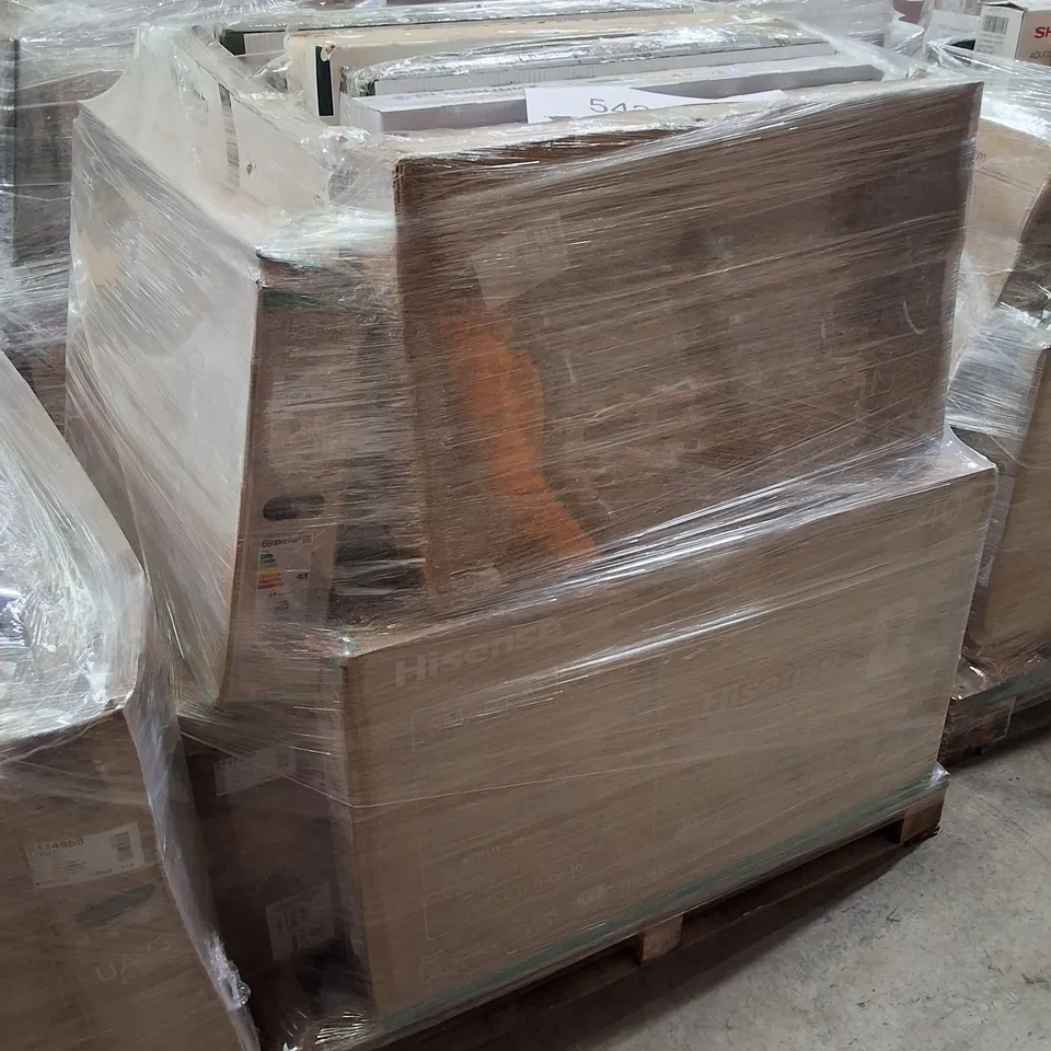 PALLET CONTAINING APPROXIMATELY 20 ASSORTED DAMAGED TVS