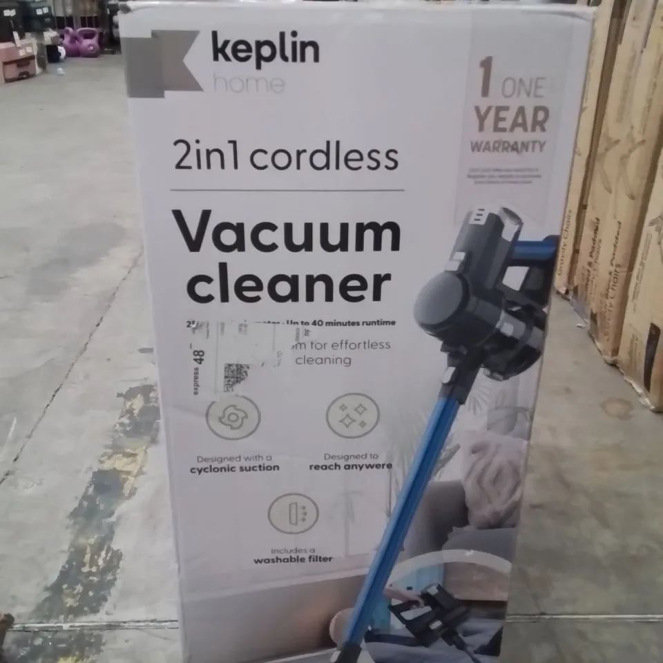 BOXED KEPLIN 2IN1 CORDLESS VACUUM CLEANER 