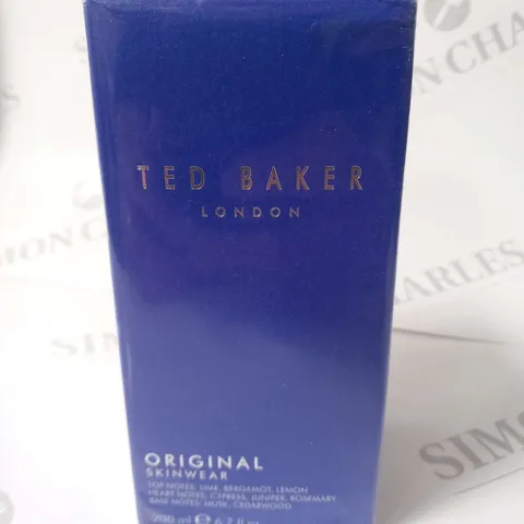 BOXED AND SEALED TED BAKER LONDON ORIGINAL SKINWEAR 200ML