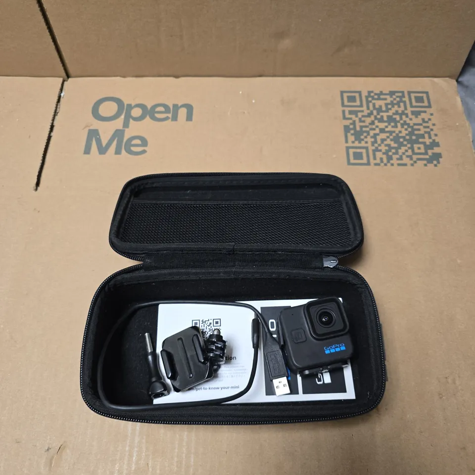 GOPRO HERO11 BLACK MINI ACTION CAMERA – WITH CASE & ACCESSORIES 