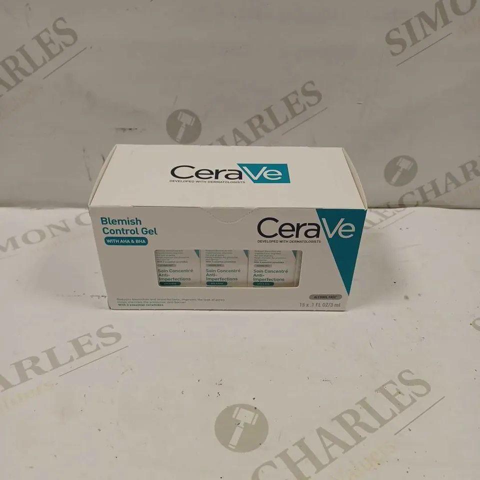 LOT OF 15 CERA VE BLEMISH CONTROL GEL WITH AHA & BHA