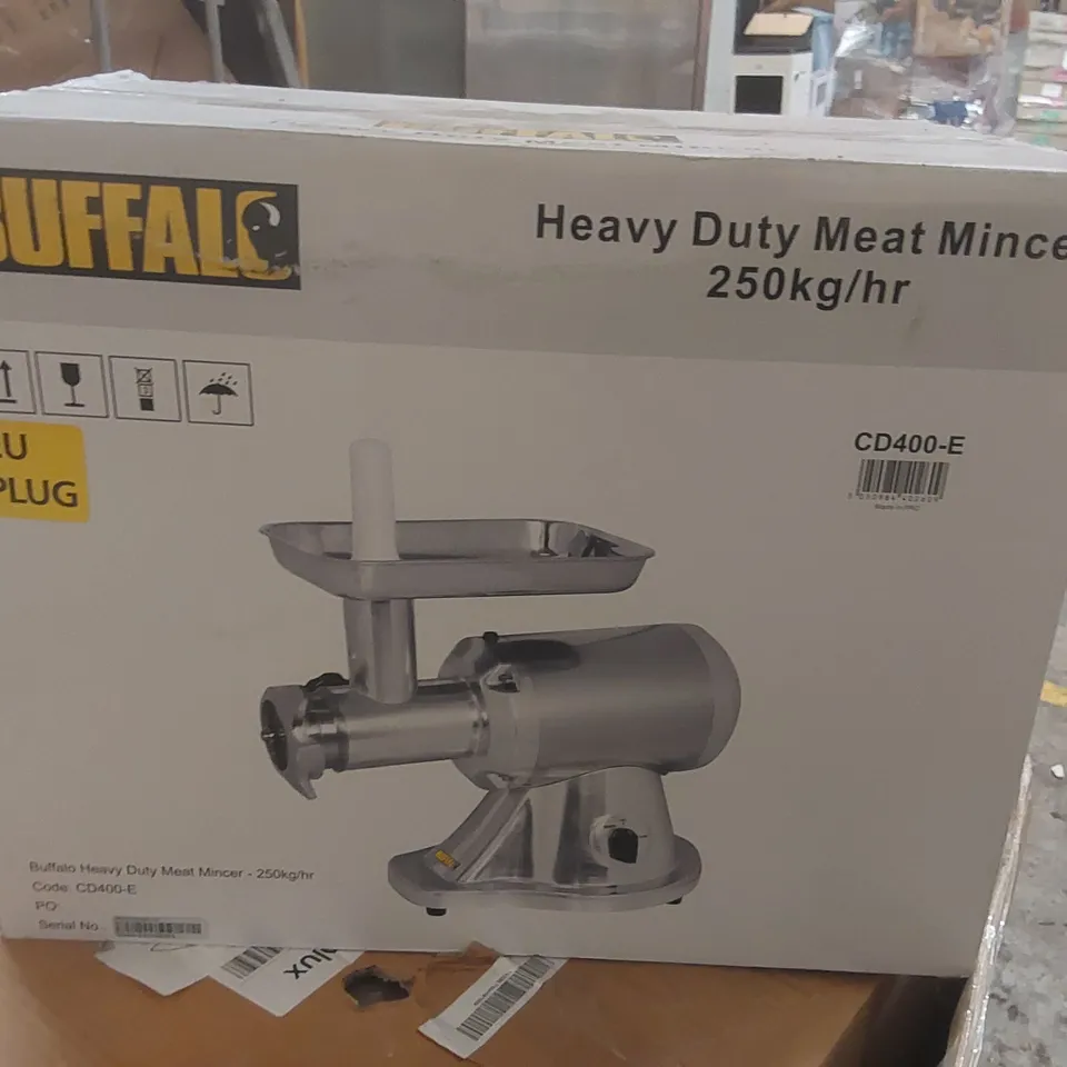 BRAND NEW BOXED BUFFALO CD400-E HEAVY DUTY MEAT MINCER