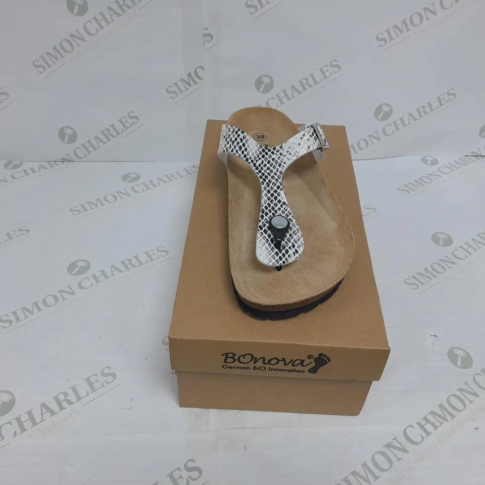 BONOVA GERMAN BIO INNOVATION SIZE 39 OPEN TOE SANDLES