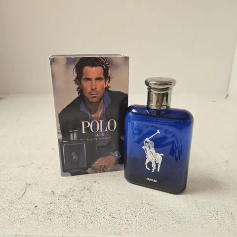 RALPH LAUREN POLO BLUE PARFUM – BLUE BOTTLE, BOXED 125ML