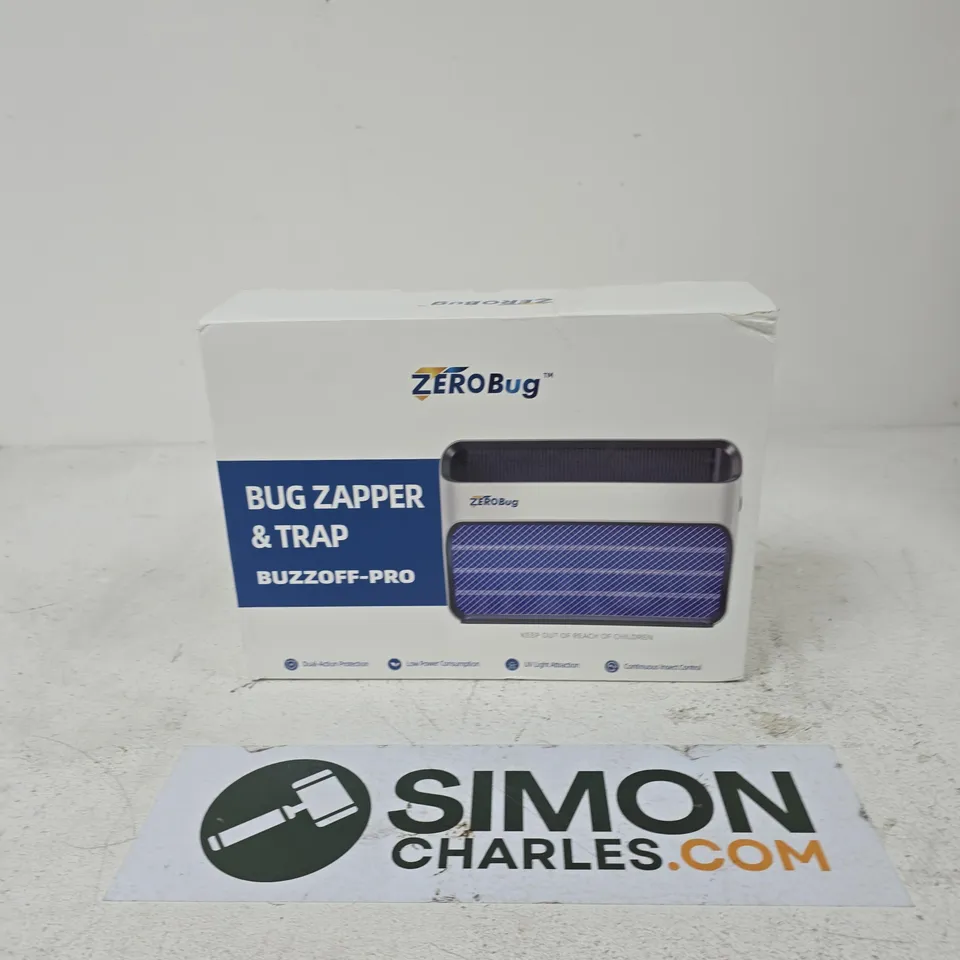 ZEROBUG BUG ZAPPER & TRAP – BUZZOFF-PRO