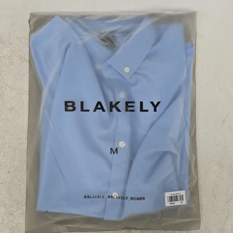 BLAKELY WOMEN'S BUTTON-UP SHIRT IN BLUE SIZE MEDIUM