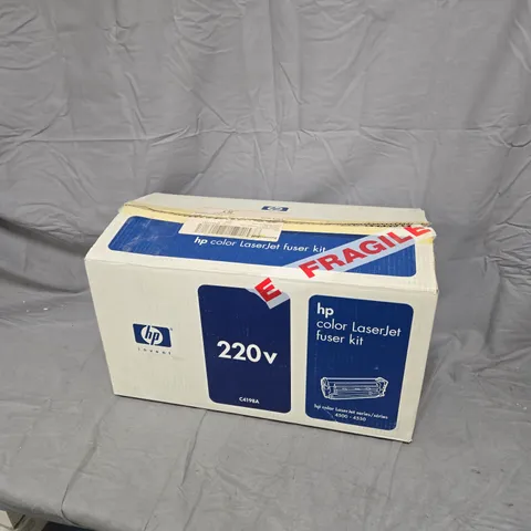 HP COLOR LASERJET FUSER KIT 220V (C4198A) + MINOLTA MAGICOLOR 2200 SERIES BLACK TONER CARTRIDGE – MIXED LOT 4 ITEMS APPROXIMATLEY