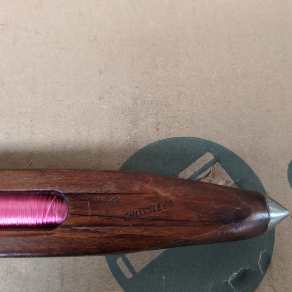 10X VINTAGE WOODEN WEAVING SHUTTLES