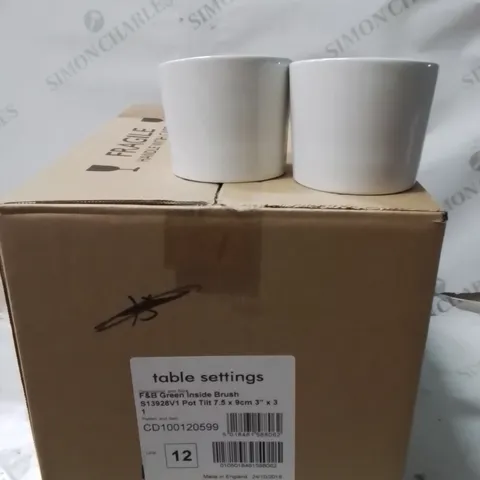 BOXED STEELITE GREEN INSIDE BRUSH CUPS APPROXIMATELY 12