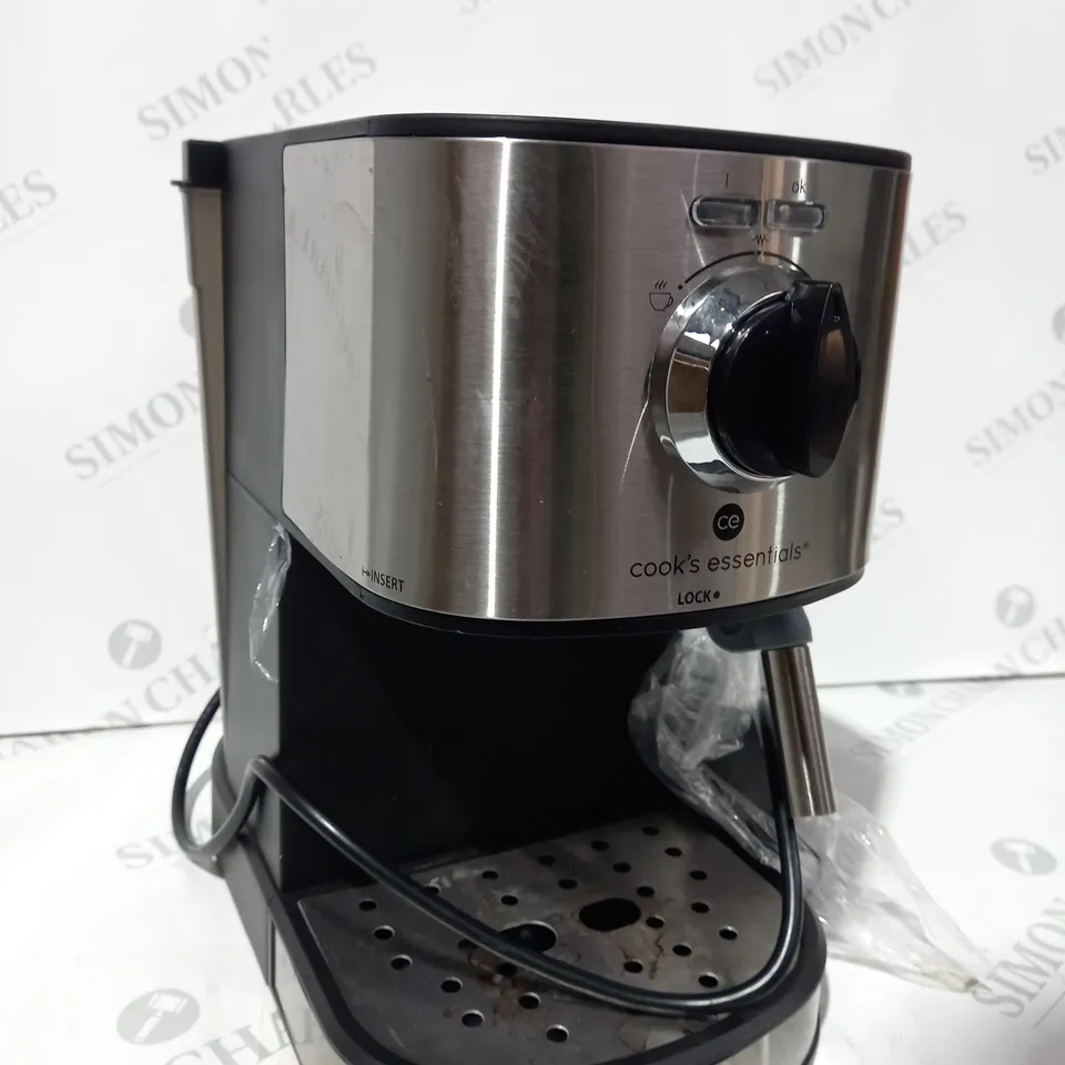 BOXED COOK'S ESSENTIALS PUMP ESPRESSO COFFEE MACHINE