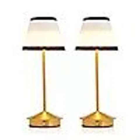 HOME STORIES SET OF TWO 2-IN-1 LAMPS WITH REMOVABLE LAMPSHADE