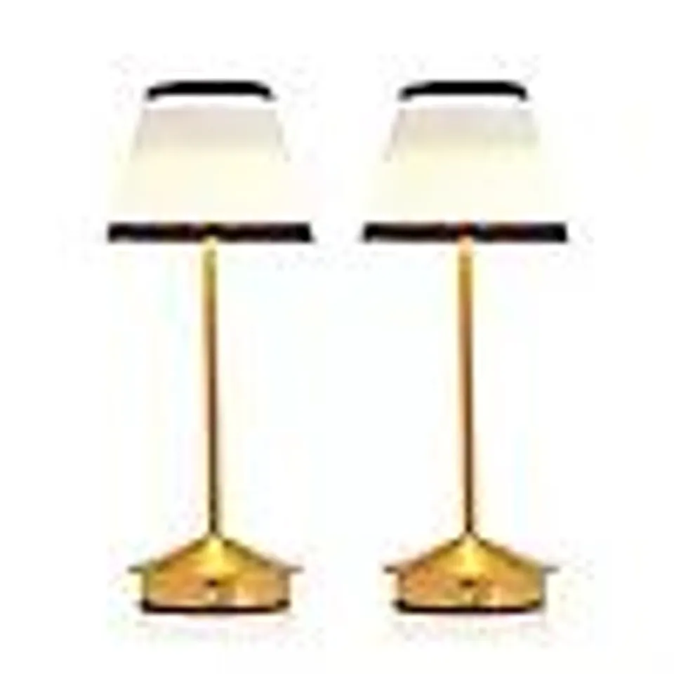 HOME STORIES SET OF TWO 2-IN-1 LAMPS WITH REMOVABLE LAMPSHADE