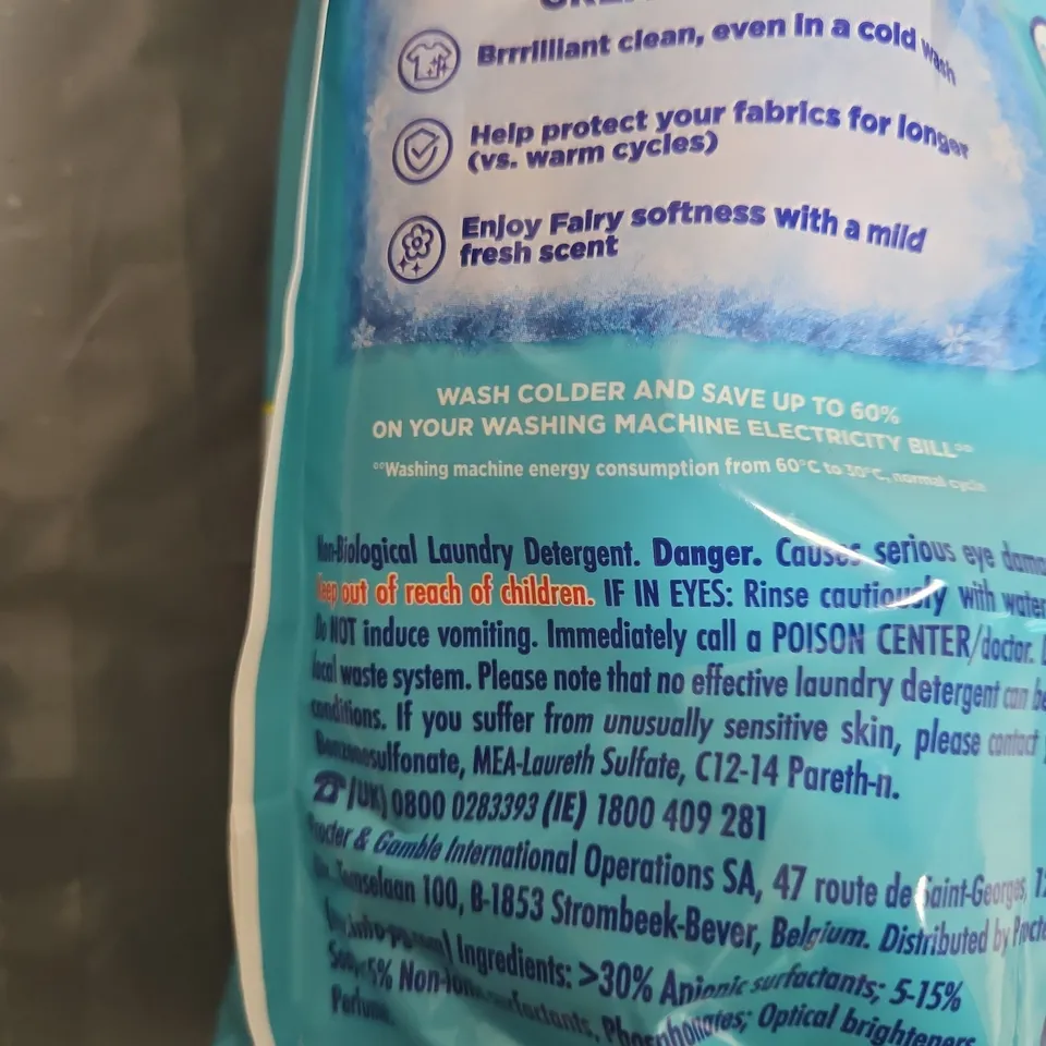 FAIRY NON BIO LAUNDRY PODS – 2 X 54 X 23.1 G (1.25 KG)
