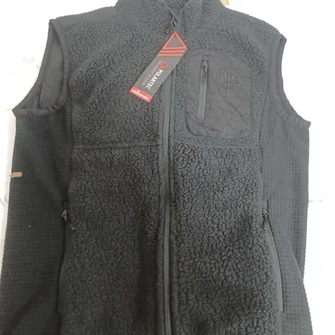POLARTEC SHEARLING FLEECE IN BLACK - LARGE