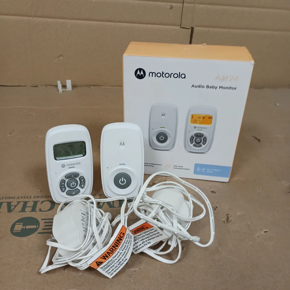 MOTOROLA AUDIO BABY MONITOR AM24