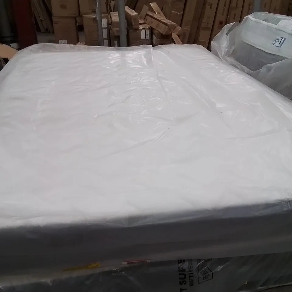 QUALITY BAGGED VARUJHAN GREY COLLECTION COOL TOUCH MEMORY FOAM MATTRESS COMFORT - DOUBLE