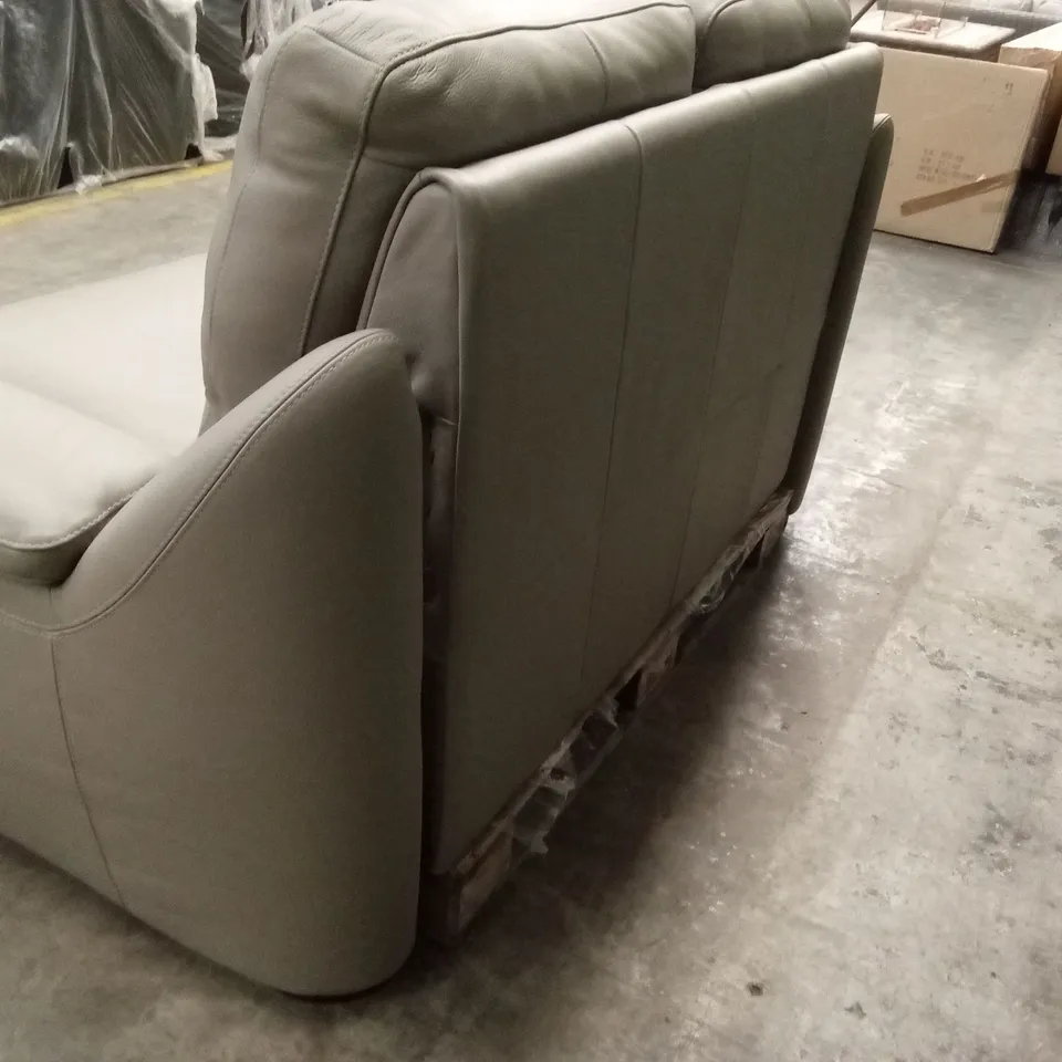 QUALITY DESIGNER ITALIAN MADE AVOLA 2 SEATER LEATHER LOVESEAT SOFA
