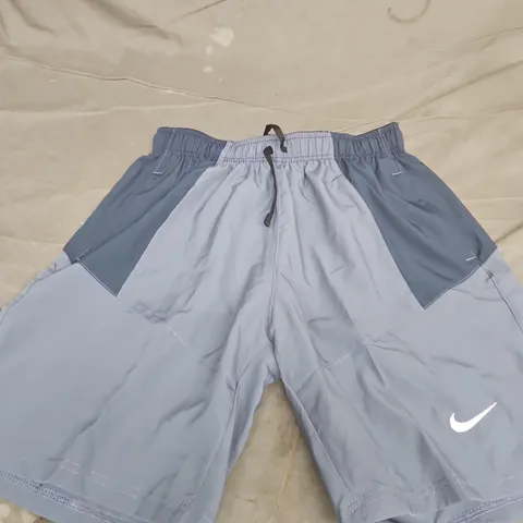 Nike Dri-FIT Shorts β Men's, Colour-block grey/blue, Size M