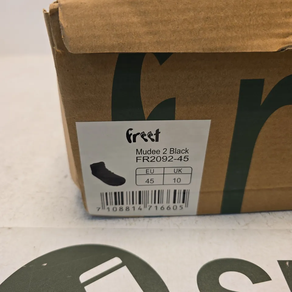 FREET MUDEE 2 BLACK BOOTS – UK 10 / EU 45